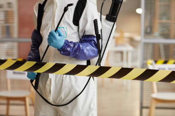 Professional Biohazard Cleanup technician working in Thurston, NE